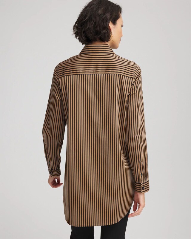 No Iron Slimming Imperial Stripe Tunic - image 3